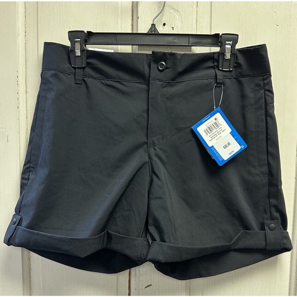 NWT Columbia Black Hiking Shorts Size 10 Active Fit